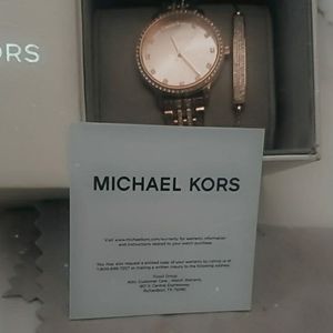 MK watch and bracelet